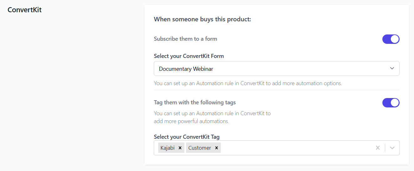 Setting up ConvertKit with CheckoutJoy